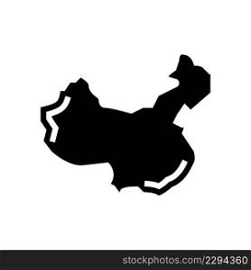 china country glyph icon vector. china country sign. isolated contour symbol black illustration. china country glyph icon vector illustration