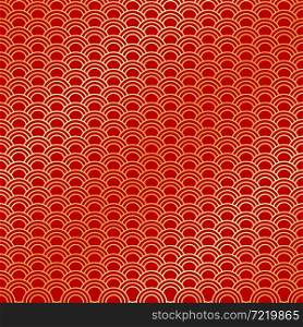 Chinese background, decorative classic festive red background, vector illustration