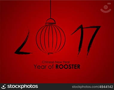 Chinese Calendar for the 2017 Year of Rooster. Vector Illustration EPS10. Chinese Calendar for the 2017 Year of Rooster. Vector Illustrati