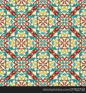 Chinese ceramic tile seamless pattern. Oriental traditional floral ornament. Wall or floor texture. Vintage decorative porcelain pottery.. Chinese ceramic tile seamless pattern. Oriental traditional floral ornament. Wall or floor texture.