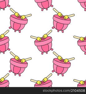 chinese new year celebration drums seamless pattern textile print