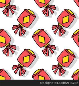 chinese new year lantern seamless pattern textile print