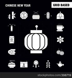 Chinese New Year Solid Glyph Icon Pack For Designers And Developers. Icons Of Calendar, Feb, Month, Schedule, Chinese, New, Toy, Year, Vector