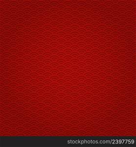 Chinese seamless pattern with red circles. Vector illustration.. Chinese seamless pattern.