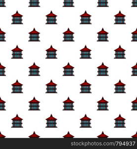 Chinese temple pattern seamless vector repeat for any web design. Chinese temple pattern seamless vector