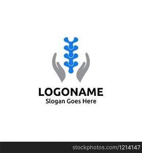 Chiropractic logo design. Spine logo template. Spinal Symbol