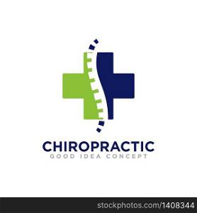 Chiropractic Logo Icon Design Vector