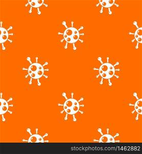 Chlamydia virus pattern vector orange for any web design best. Chlamydia virus pattern vector orange