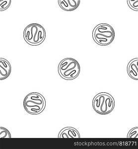 Choco biscuit icon. Outline illustration of choco biscuit vector icon for web design isolated on white background. Choco biscuit icon, outline style