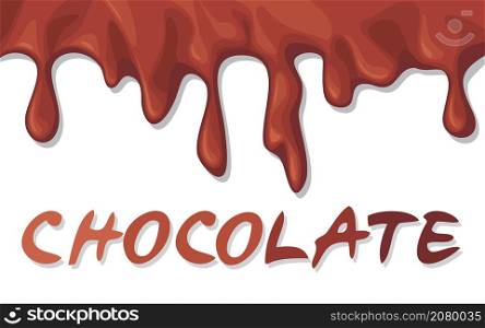 Chocolate background vector