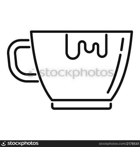 Chocolate coffee cup icon outline vector. Restaurant cafe. Hot drink. Chocolate coffee cup icon outline vector. Restaurant cafe