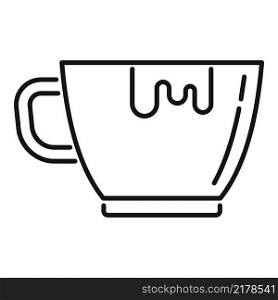 Chocolate coffee cup icon outline vector. Restaurant cafe. Hot drink. Chocolate coffee cup icon outline vector. Restaurant cafe
