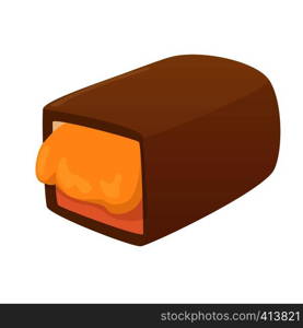 Chocolate icon. Cartoon illustration of chocolate vector icon for web. Chocolate icon, cartoon style