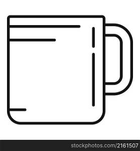 Chocolate mug icon outline vector. Coffee mug. Hot cup. Chocolate mug icon outline vector. Coffee mug