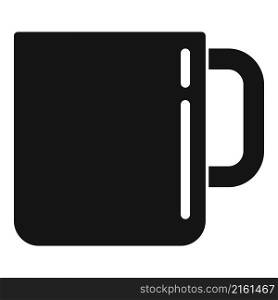 Chocolate mug icon simple vector. Coffee mug. Hot cup. Chocolate mug icon simple vector. Coffee mug