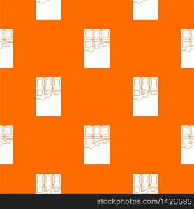 Chocolate pattern vector orange for any web design best. Chocolate pattern vector orange