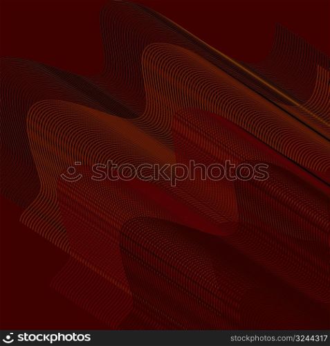 Chocolate waves abstract vector illustration