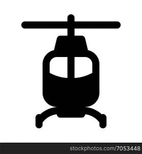 chopper icon on isolated background