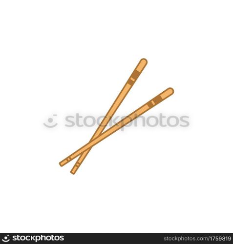 chopsticks icon vector illustration design template web