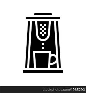 chorreador coffee glyph icon vector. chorreador coffee sign. isolated contour symbol black illustration. chorreador coffee glyph icon vector illustration