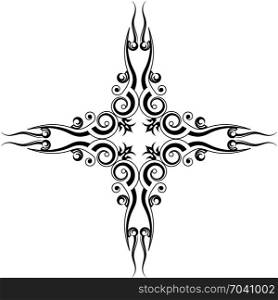 Christian Cross Design, The Symbol Of Christianity Vector Art Illustration