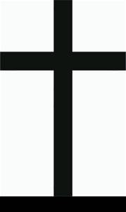 Christian orthodox catholic cross, symbol jesus christ faith, in god