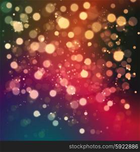 Christmas abstract background with bokeh light. Christmas abstract background with soft color bokeh light