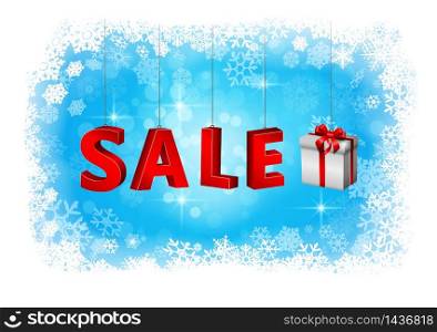 Christmas abstract Gift Boxes sale .vector