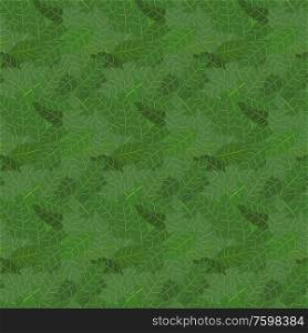 Christmas and New Year background of holly leaves. Seamless pattern. Vector Illustration. EPS10. Christmas and New Year background of holly leaves. Seamless pattern. Vector Illustration