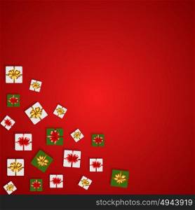 Christmas and New Year Background. Vector Illustration. Christmas and New Year Background