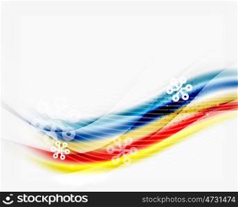 Christmas and New Year business wave template. Christmas and New Year business wave vector template