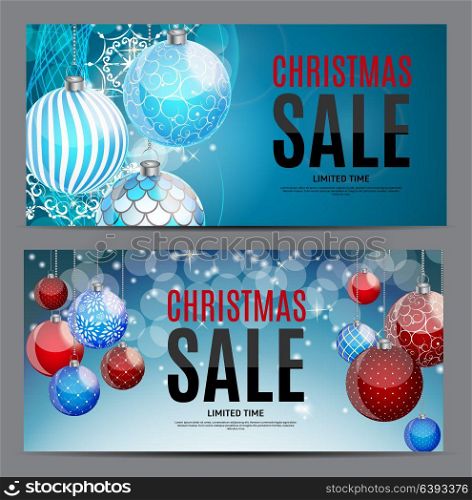Christmas and New Year Sale Background, Discount Coupon Template. Vector Illustration eps10. Christmas and New Year Sale Background, Discount Coupon Template. Vector Illustration