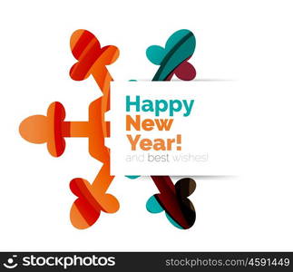 Christmas and New Year sale banner. Christmas and New Year sale banner. Vector illustration