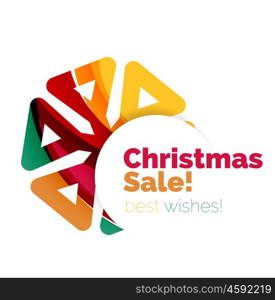 Christmas and New Year sale banner. Christmas and New Year sale banner. Vector illustration