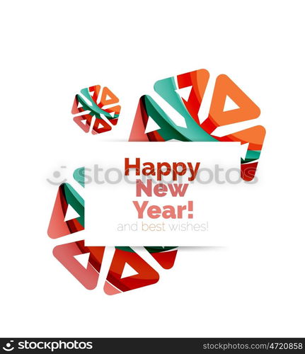 Christmas and New Year sale banner. Christmas and New Year sale banner. Vector illustration