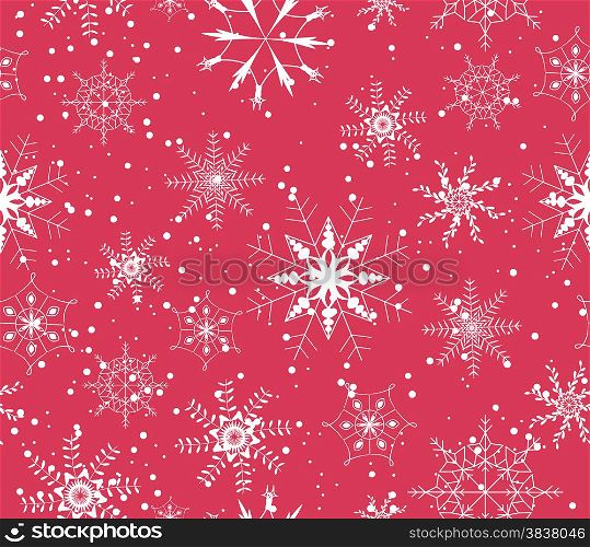 christmas and winter seamless pattern background
