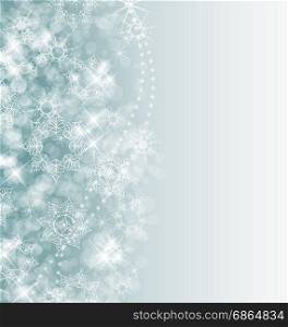 Christmas background. abstract Christmas background with white snowflakes