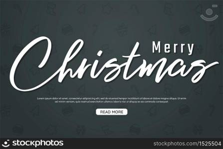 Christmas Background Vector background for banner, poster, flyer