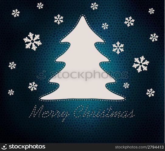 Christmas background, vector illustration