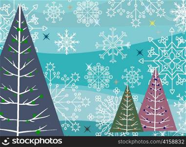 christmas background vector illustration