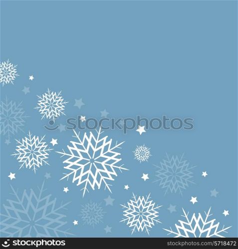 Christmas background with a decorative snowflake design