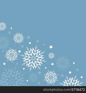 Christmas background with a decorative snowflake design