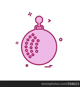 Christmas ball icon design vector
