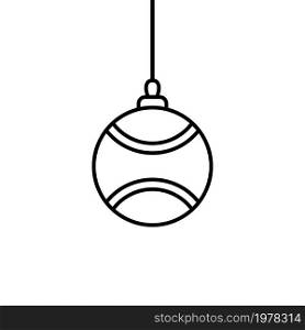 Christmas ball icon vector design templates on white background