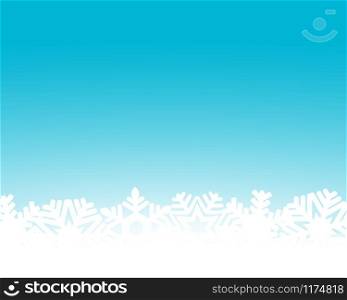 Christmas blue background with snowflakes and lightand light. Christmas blue background with snowflakes and light