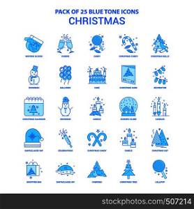 Christmas Blue Tone Icon Pack - 25 Icon Sets
