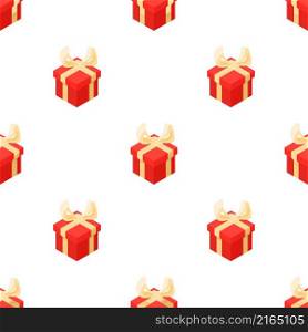 Christmas box pattern seamless background texture repeat wallpaper geometric vector. Christmas box pattern seamless vector