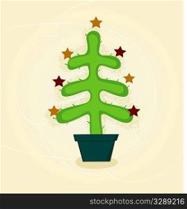 Christmas cactus tree