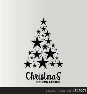 Christmas card design with elegant design and light background vector. Vector EPS10 Abstract Template background