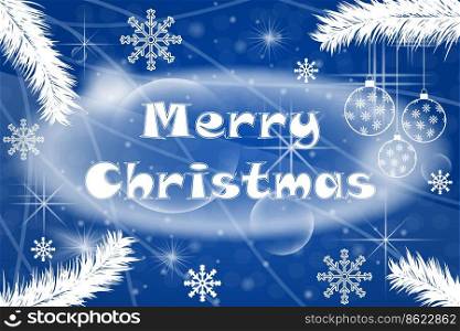 christmas card template banner vector illustration background
